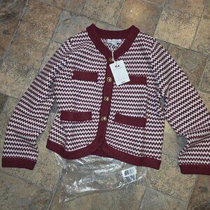 FREE ASSEMBLY Welt pocket cardigan sweater